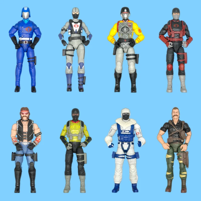 Em Estoque: Boneco de Ação Articulado G.I. Joe de 6 Polegadas - Soldado Cobra Tracker Flint Colecionável para Coleção e Exibição de Hobbies Adultos
