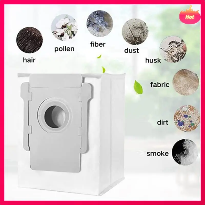 AD-فراغ كيس لجميع الغبار ل اي روبوت رومبا كومبو 10 ماكس أجزاء المكنسة الكهربائية كيس لجميع الغبار كفاءة اكسسوارات التنظيف المنزلية 6 قطعة