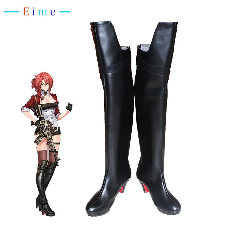 Game Honkai Impact 3 Murata Himeko Cosplay Shoes PU Leather Shoes Halloween Carnival Boots Prop Custom Made