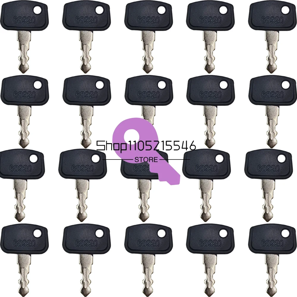 20/10/5/1 pçs chaves de ignição PL501-68920 68920 para b26 kubota rtv 900 chaves kubota rtv utv veículos utilitários b bx f gr zd rtv500