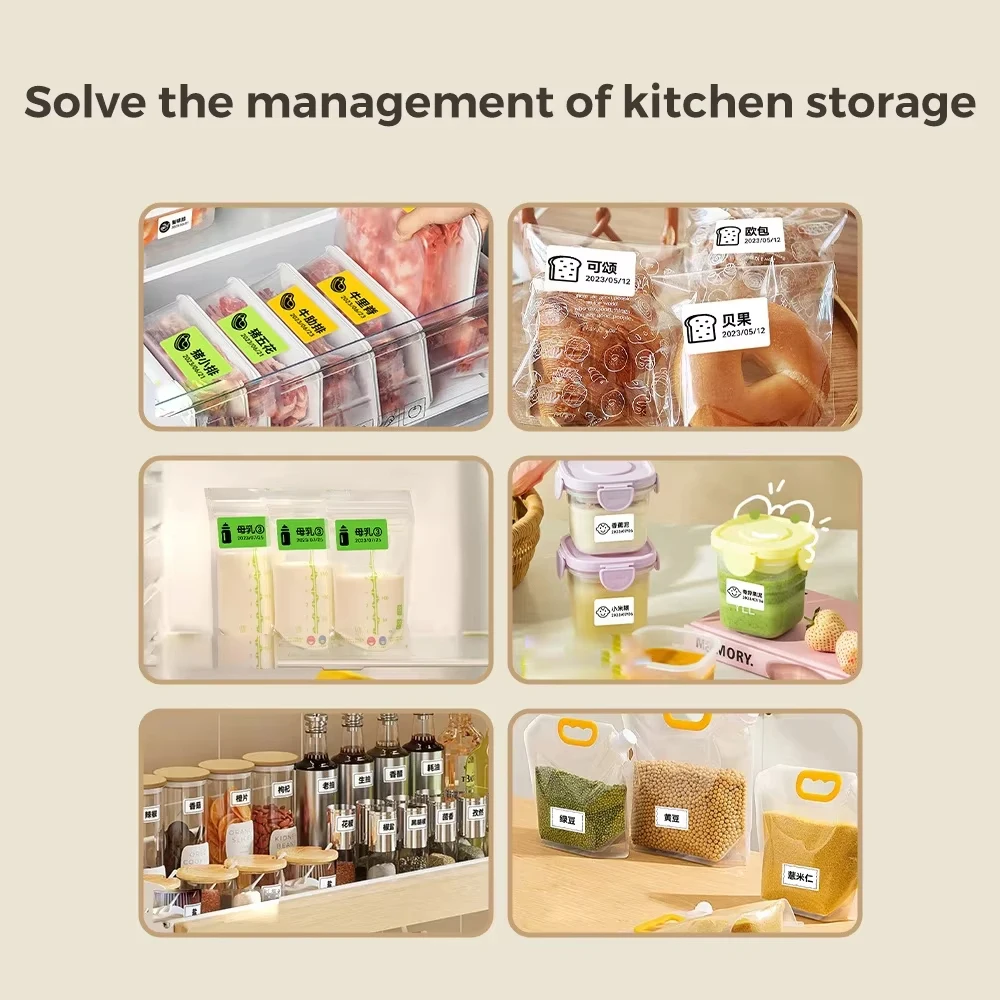 NIIMBOT Thermal Printer kitchen Frozen Label Paper Resistant For Waterproof Anti-Oil Tear-Resistant Sticker Roll for B1 B21 B203