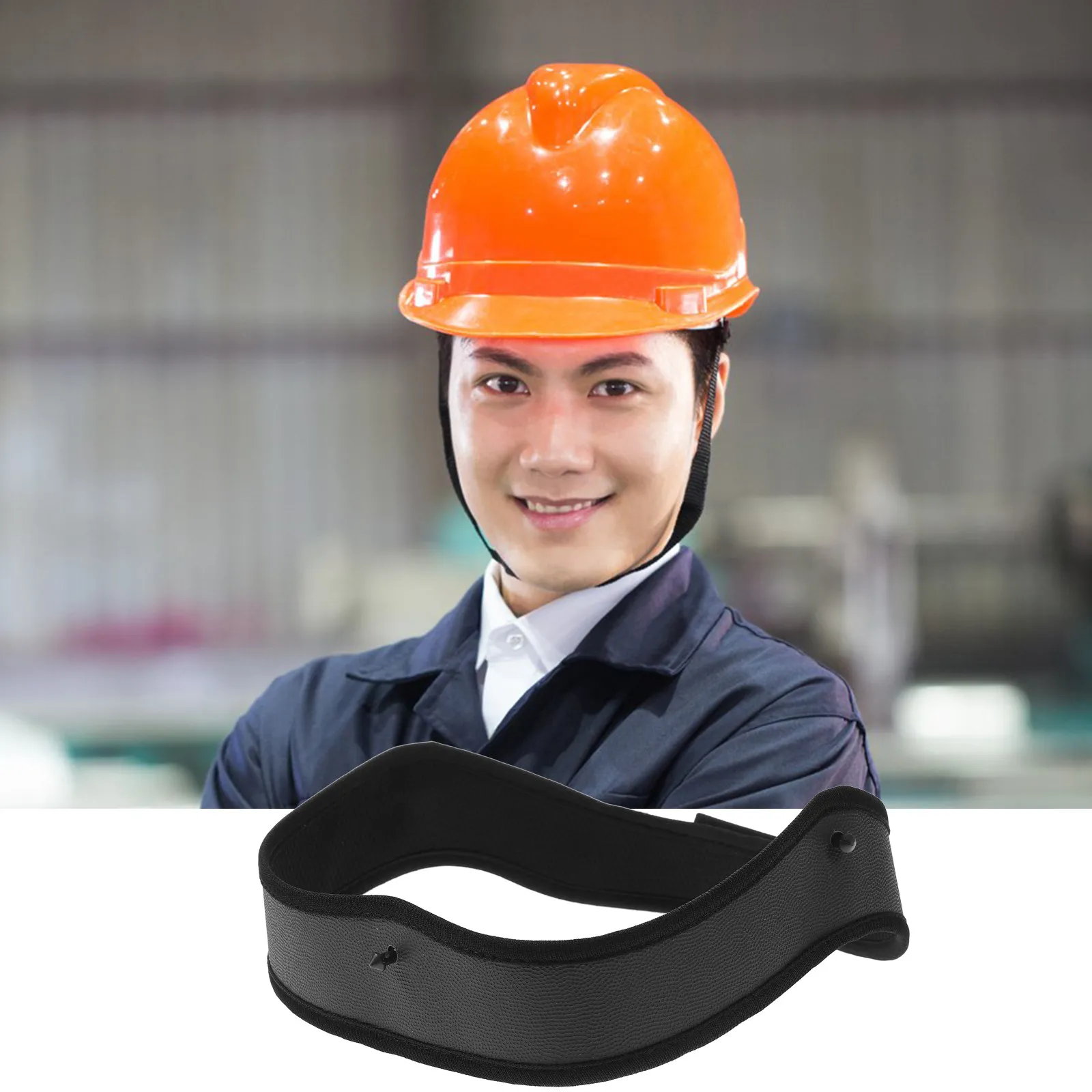 

3Pcs Liner Pads Breathable Hard Hat Sweatband Lightweight Skin-Friendly Forehead Cushion for Construction Work Safety