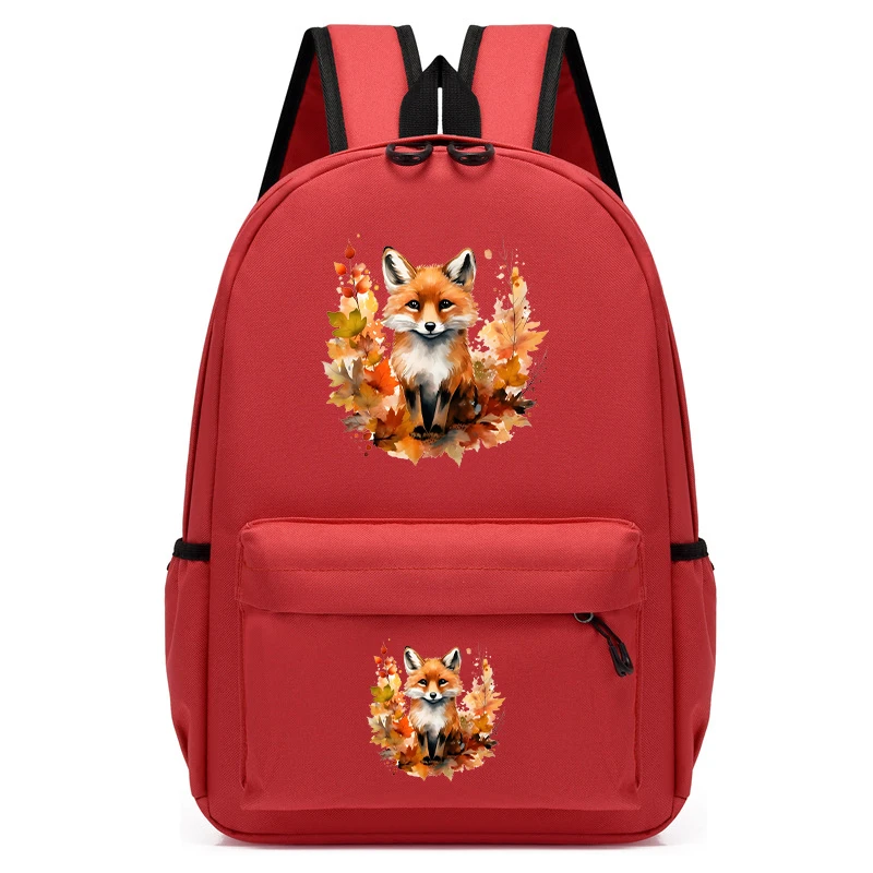 Dschungel Fuchs drucken Schult aschen für Schüler Mädchen Rucksack Cartoon Tiere Kinder Rucksack zurück in die Schule Kindergarten Rucksack