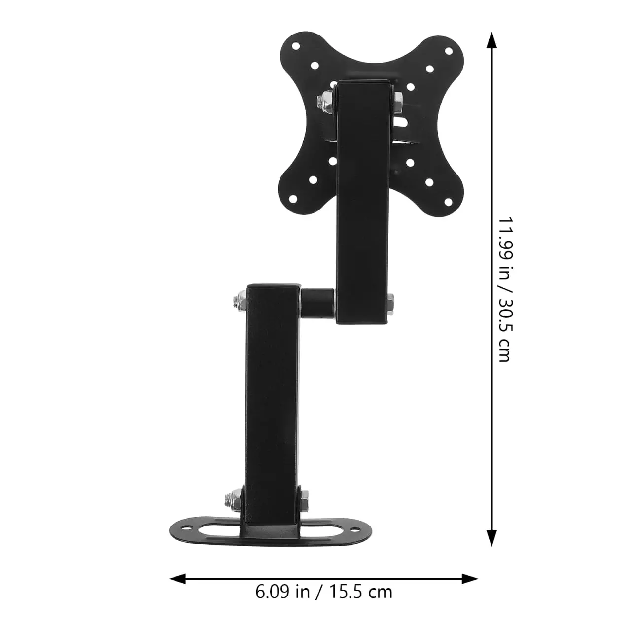 Adjustable Wall Mount Tv Monitor Bracket for Screens Space-Saving Retractable Design Compatible with Home Office and Classroom