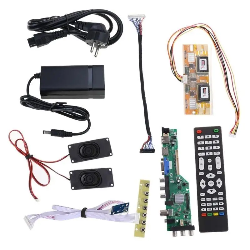 652F Universal LCD Controller Board Module Remote Control Ds.D3663LUA.A81 DVB-T2/for T/C Digital 15-32 Inch
