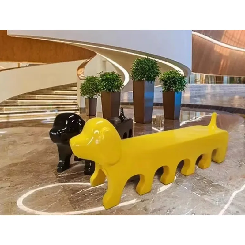 

Kindergarten Waiting Animal Car Dog Kids Leisure Mall Plastic Preschool Riding Shape Tandem Children Seat