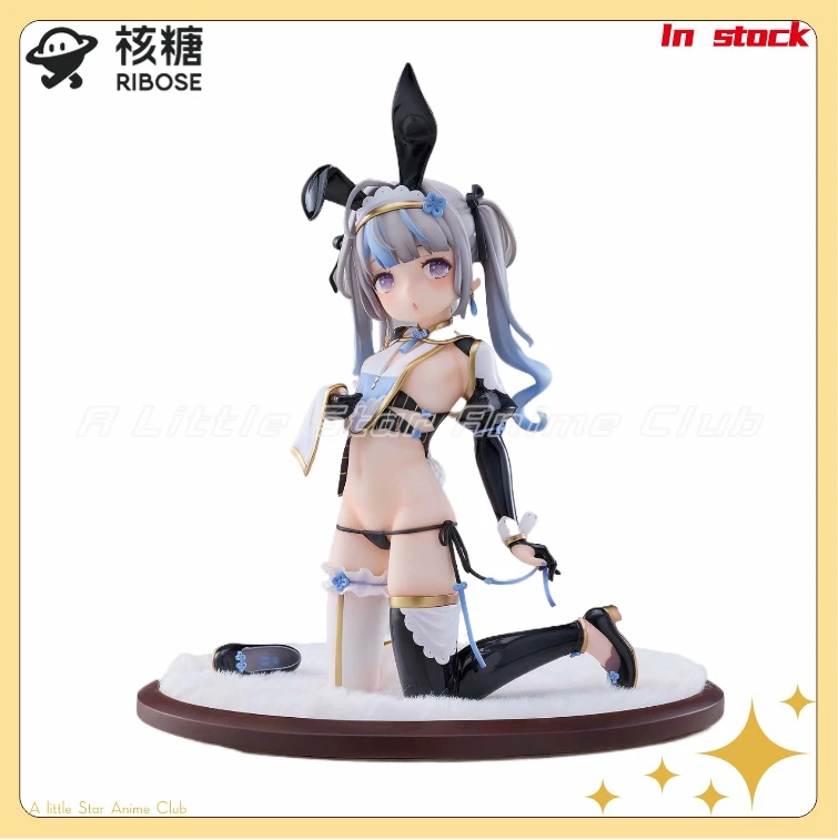 

В наличии оригинальные RIBOSE китайская горничная кролик девушка Мока 1/7 фигурки анимационные фигурки модели коллекция подарки игрушки