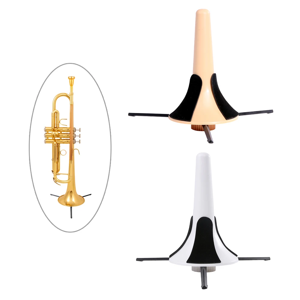 Portable Tripod Holder Stand Metal Brass Legs Instrument Accessories Foldable Trumpets Tripod Holders Musical Instruments