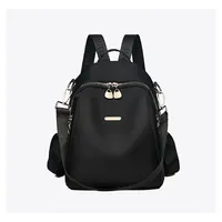 Women's Trendy Fashion Backpack Large Capacity Solid Color Casual Travel Backpack Multifunctional High Quality Ladies Bag