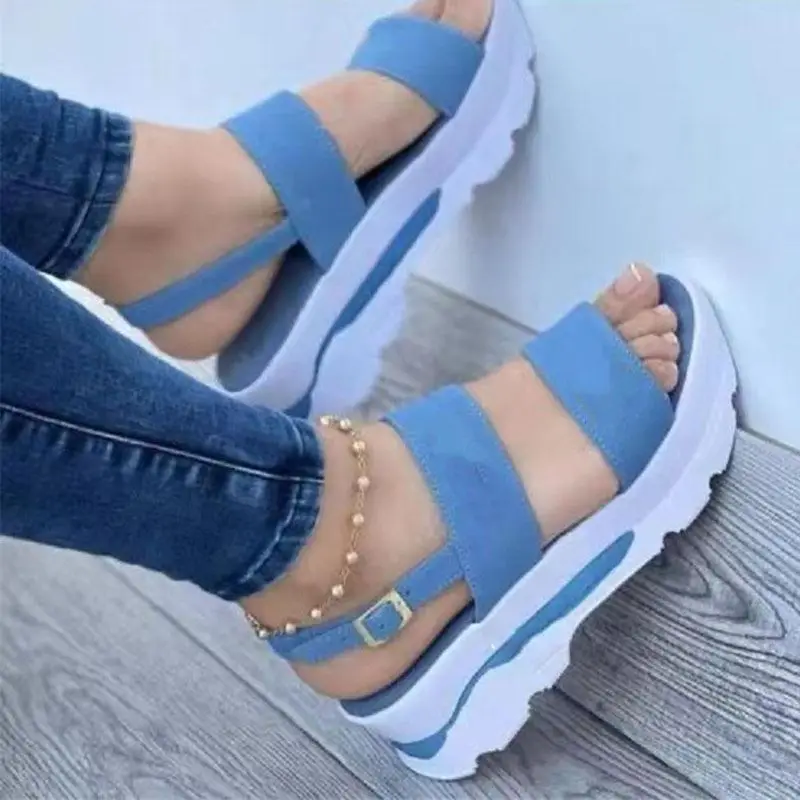 Zomer Damesschoenen Sandalen Zachte Sandalen Vrouw Feest Wandelschoenen Sleehak Schoenen Voor Dames Casual Schoeisel Vrouwen Sandaal Dames Dames