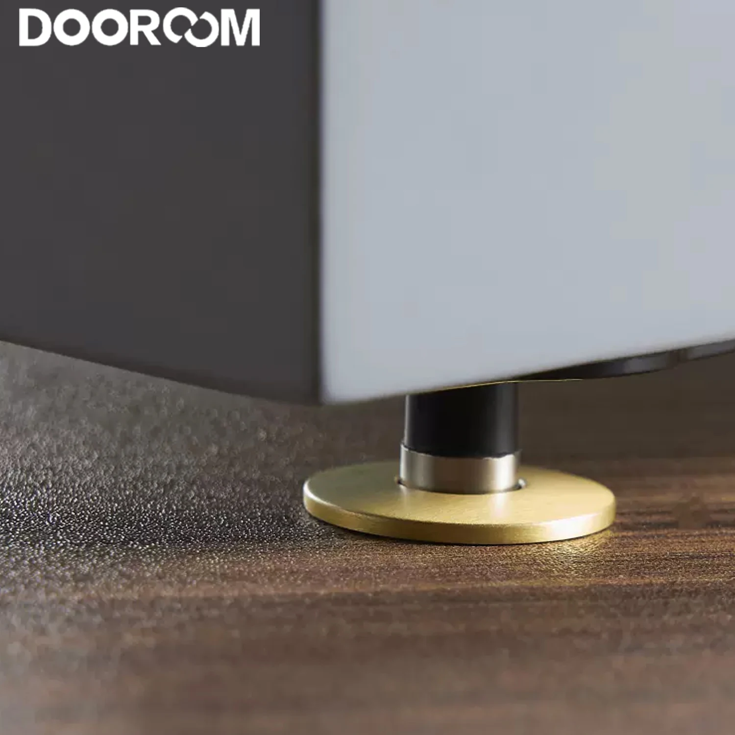 Imagem -05 - Dooroom-paradas de Porta de Latão Invisível Suporte de Porta Resistente Rolha Magnética Captura Escondida Forte Doméstica