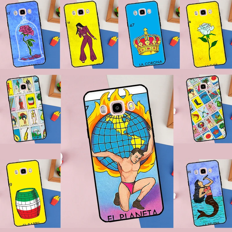 Mexican Bingo Loteria Case For Samsung Galaxy J4 J6 Plus J8 A6 A7 A8 A9 2018 A3 A5 J1 2016 J3 J5 J7 2017 Cover