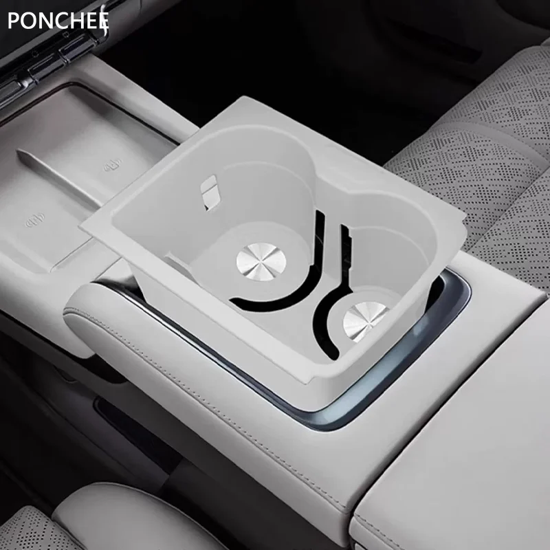 

For ZEEKR 7X 2025 Central Control Water Coaster Silicone Protective Case Noise Reduction Automobile Modification Supplies