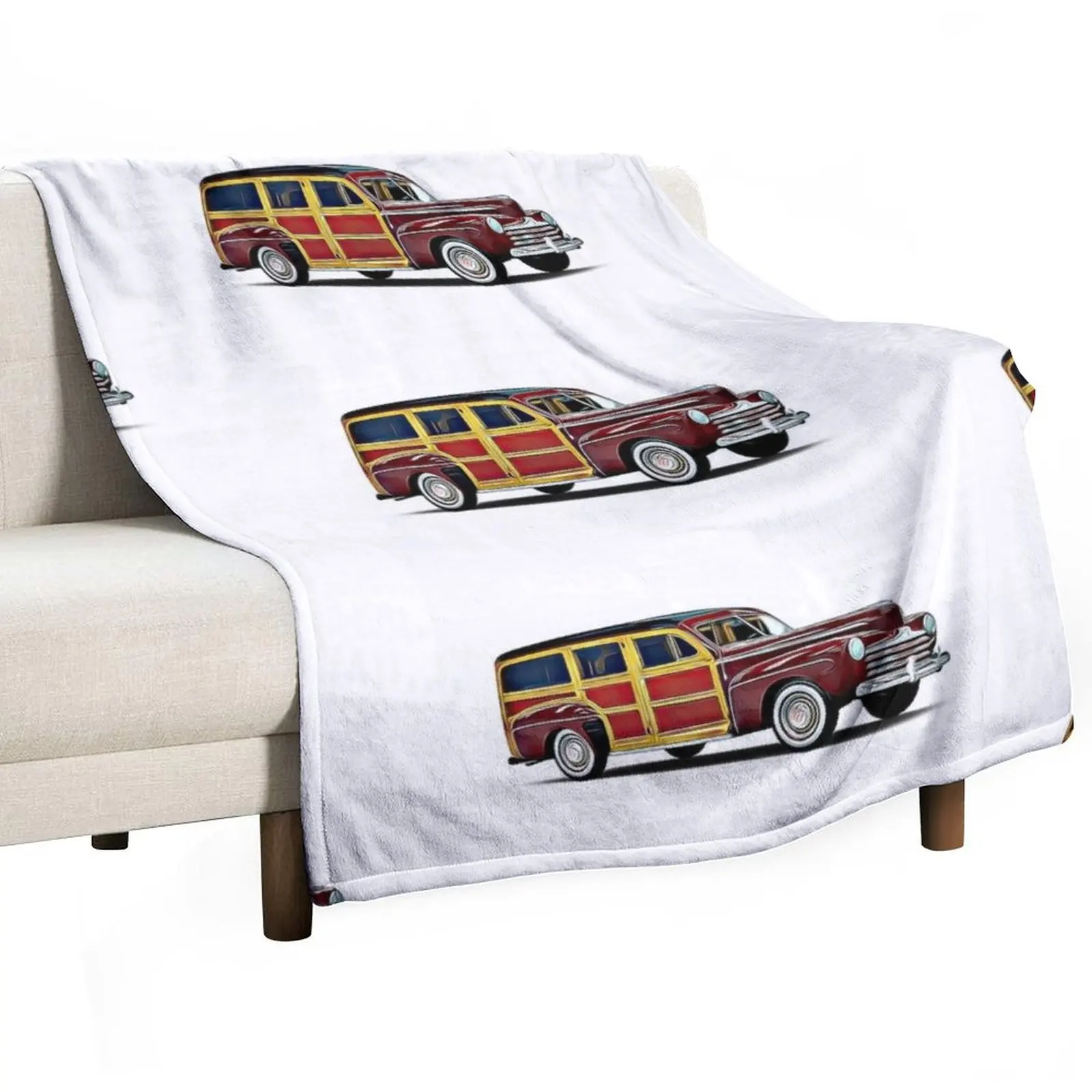 Woody Wagon Cartoon Throw Blanket Bed linens Baby Moving Sofa Blankets