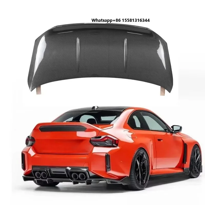 BENSNEES Customized High Quality Upgrade Car Black CSL Style Carbon Fiber Rear Trunk for 2 Series G87 M2 M240i Trunk Lid
