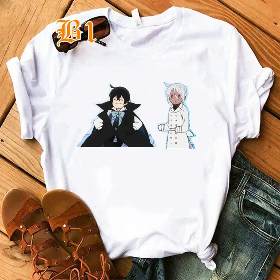 Japanese Anime The Case Study of Vanitas Women Clothes Print Tops Loose Unisex Round Neck Tshirt Aesthetic Graphic Tee Shirts