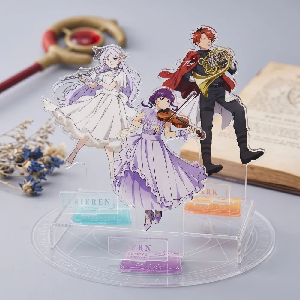 Anime Frieren: Beyond Journey's End Acrylic Standee Figure Fern Stark Concert Cosplay Desk Decor Keychain Model Plate Gift Fans