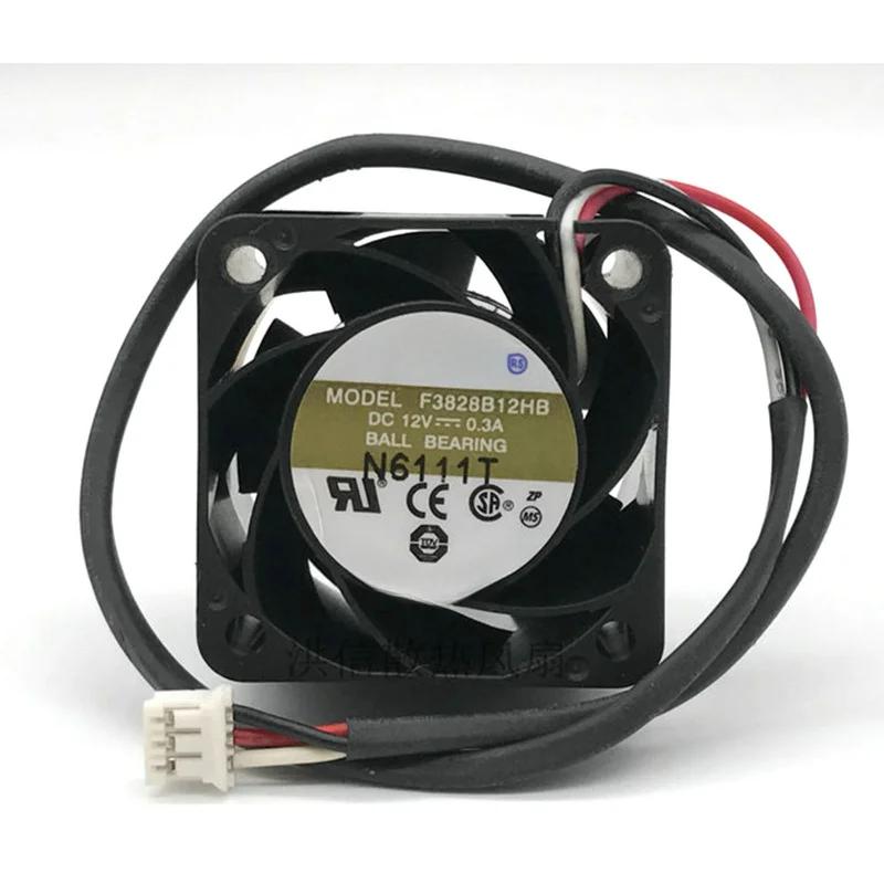 

Новый вентилятор охлаждения AVC F3828B12HB DC12V 0.3A 3828 3.8CM с 3-мя проводами # QW