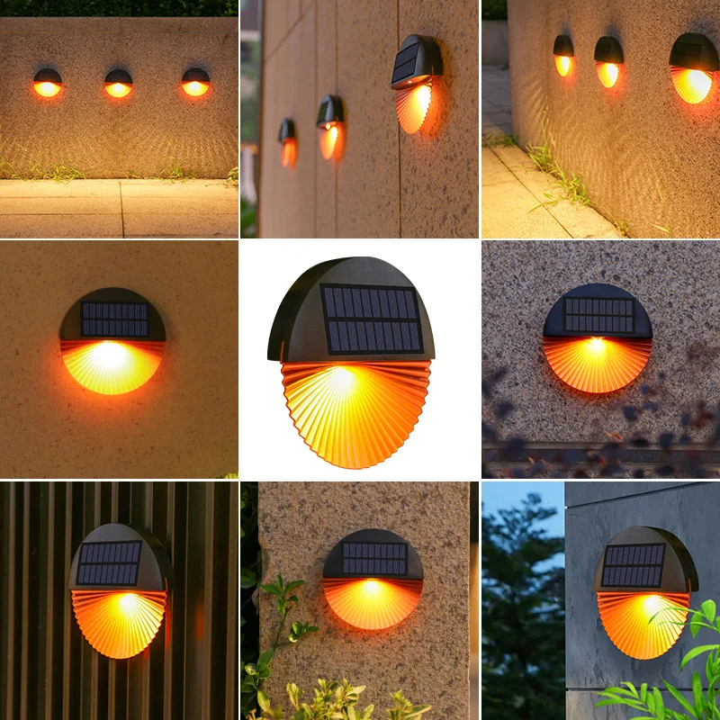 

Solar Wall Light LED Outdoor Waterproof Courtyard Villa Wall Wall Waterproofing Garden Decoration Landscape Wall Washing Light