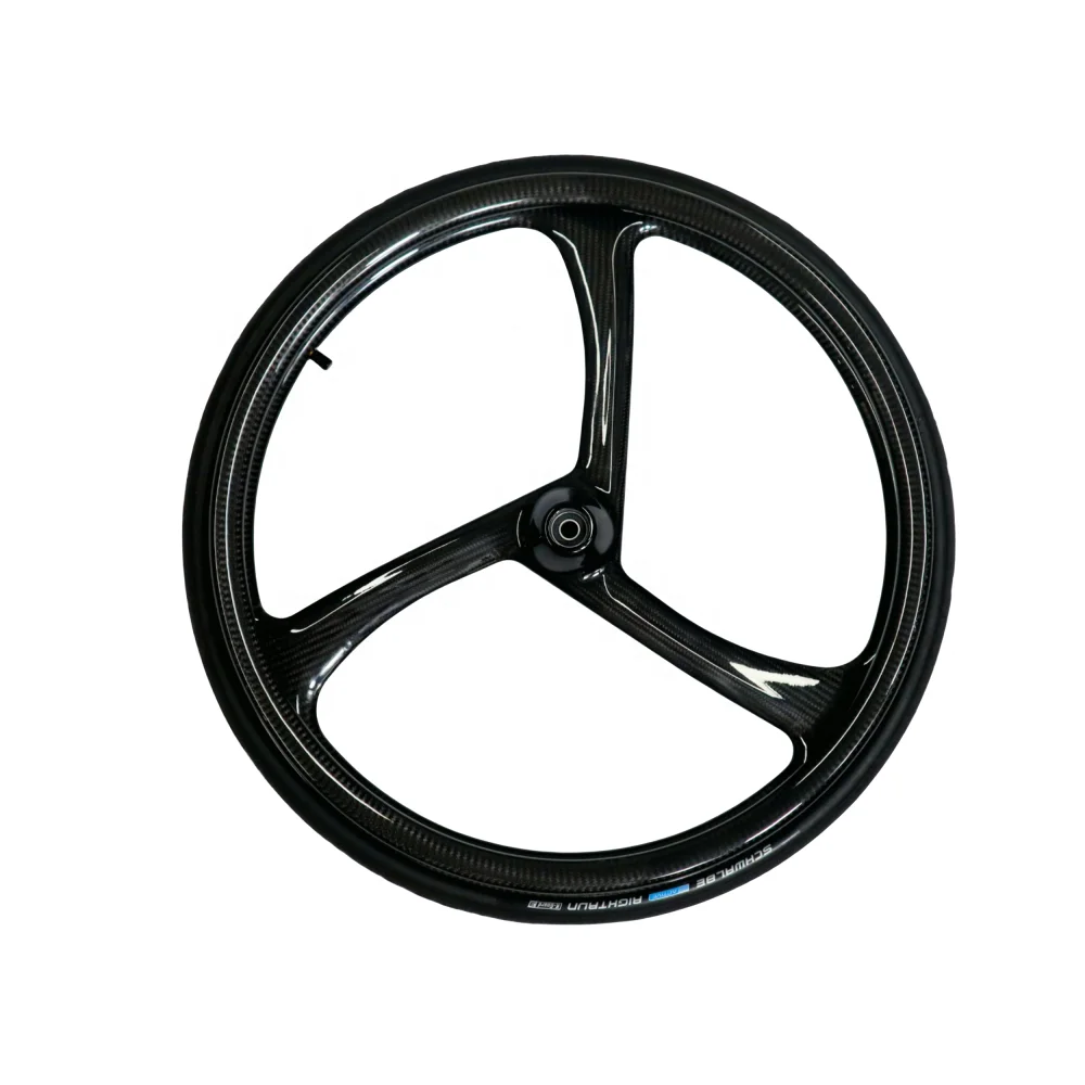 Ban Roda Belakang Manual Serat Karbon 24-Inci