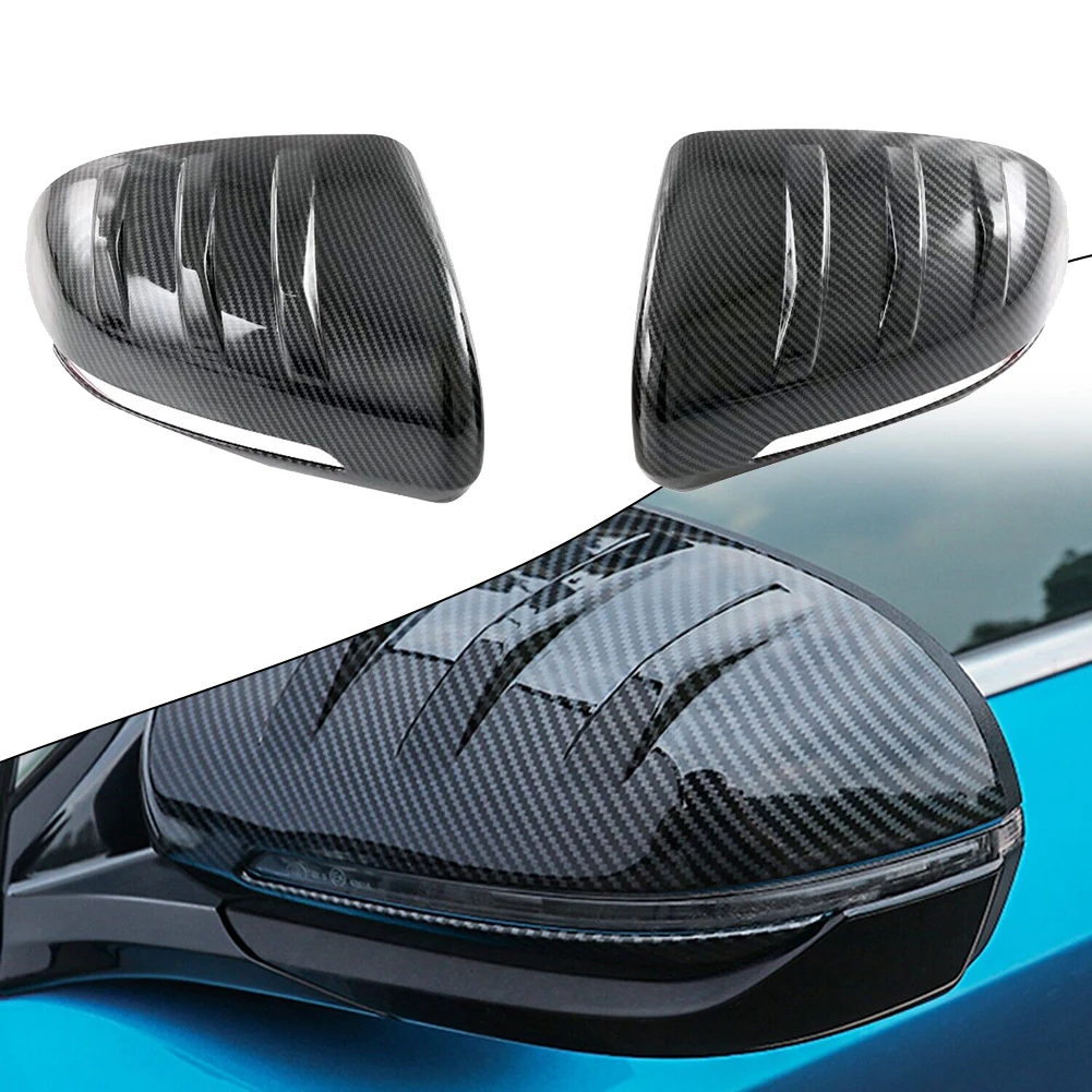 Earview Side Mirror Cover Carbon Fiber For BYD Atto 3 Yuan Plus 2022 Exterior Rearview Side Mirror Cover Carbon Fiber