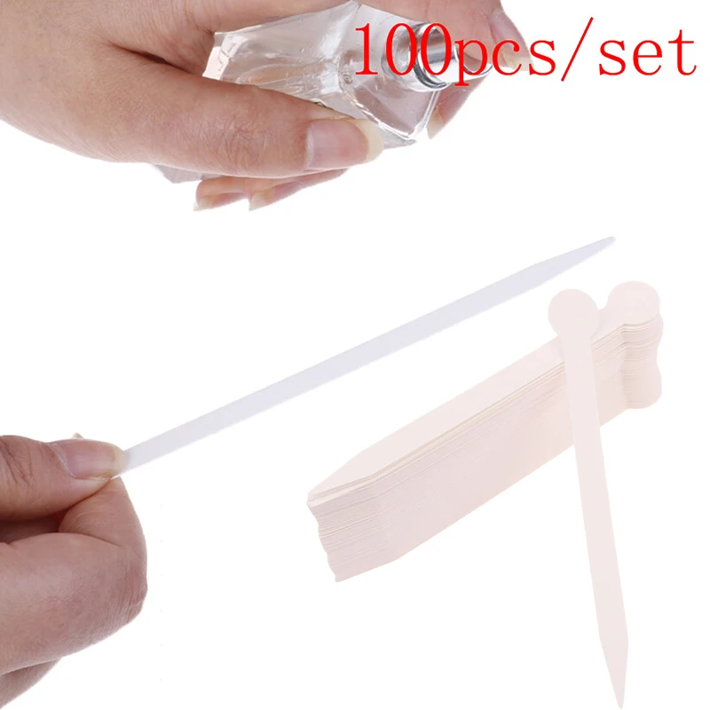 100 Stück Ätherisches Öl Tester Düfte Aromatherapie Testpapier Parfüm Kit Parfüm Tester Streifen Duft Teststreifen