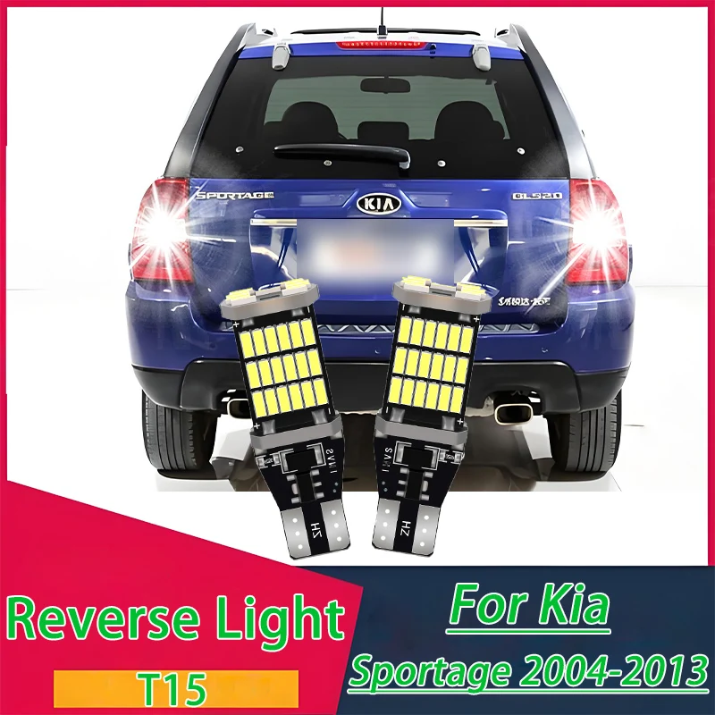 

Canbus T15 LED Reverse Light Plug and Play W16W 921 Backup Lamp 6000K High Power For Kia Sportage 2004-2012 2013 Car Auto Bulb