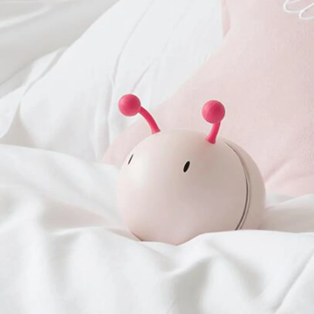 

Caterpillar LED Bedside Lamp USB Rechargeable Pink Telescopic Foldable Night Light for Bedroom Nursery Small Table Lamp