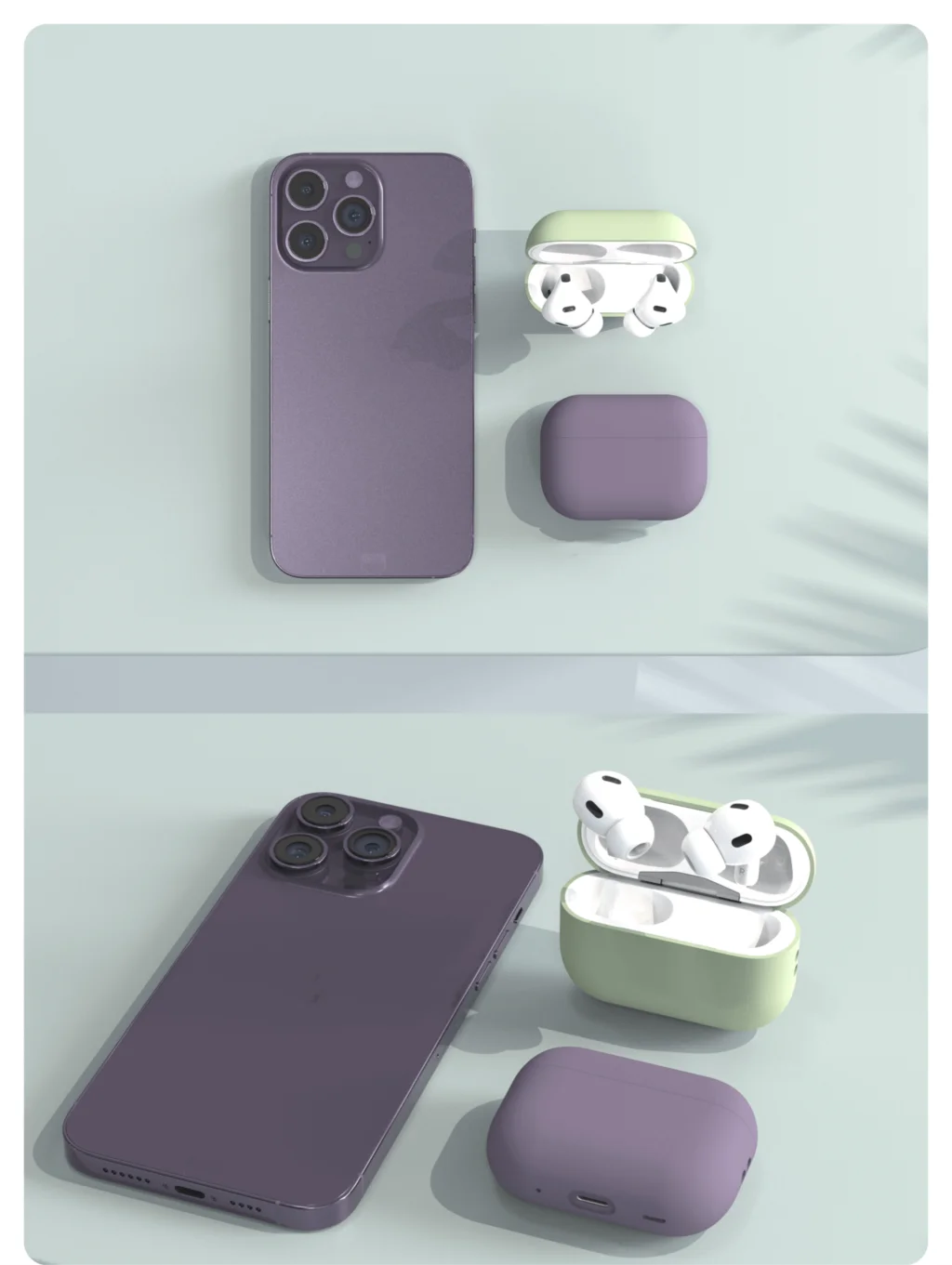 Официальный Мягкий чехол из жидкого силикона для AirPods, беспроводная версия Bluetooth, чехол для Apple Airpods Pro 2, чехол