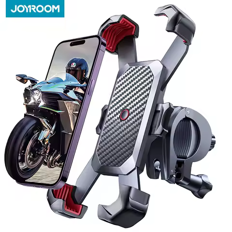 Joyroom Universal Bike Phone Holder for 4.7-7 inch Mobile Phone 360&deg;View Bicycle Phone Holder Stand Shockproof Bracket JR-ZS288
