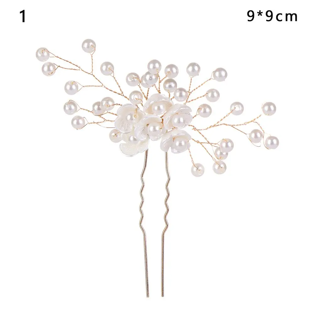 

1/2/3PCS Crystal Wedding Accessories Headwear Women Hairpins Headpieces Hair Clips