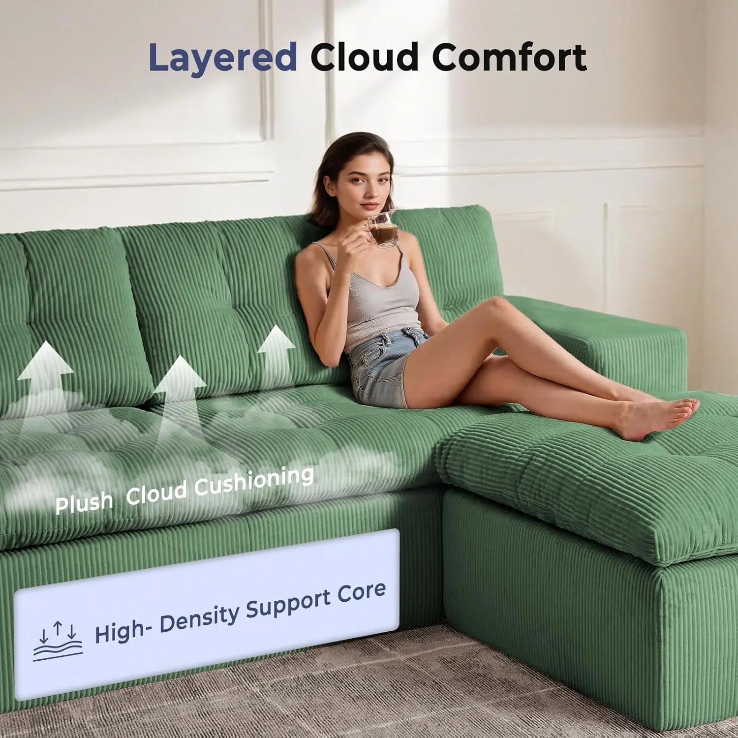 Thumbnail 3 - #43 Best Rated Modular Sectional Sofas to Buy in 2026