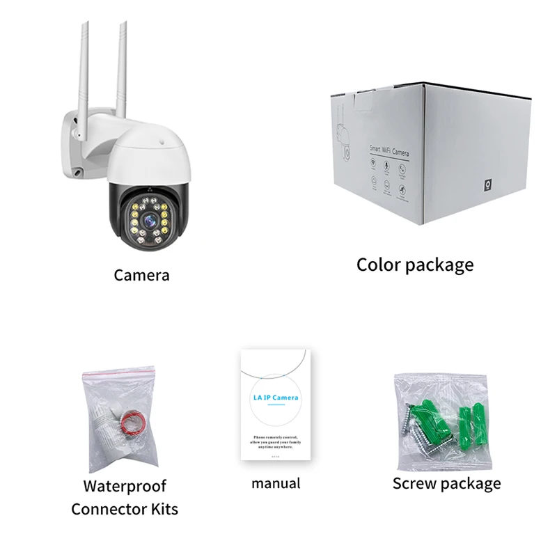 Lanbon 2021 Wifi HD Câmera IP multifuncional externa e interna de tamanho mini