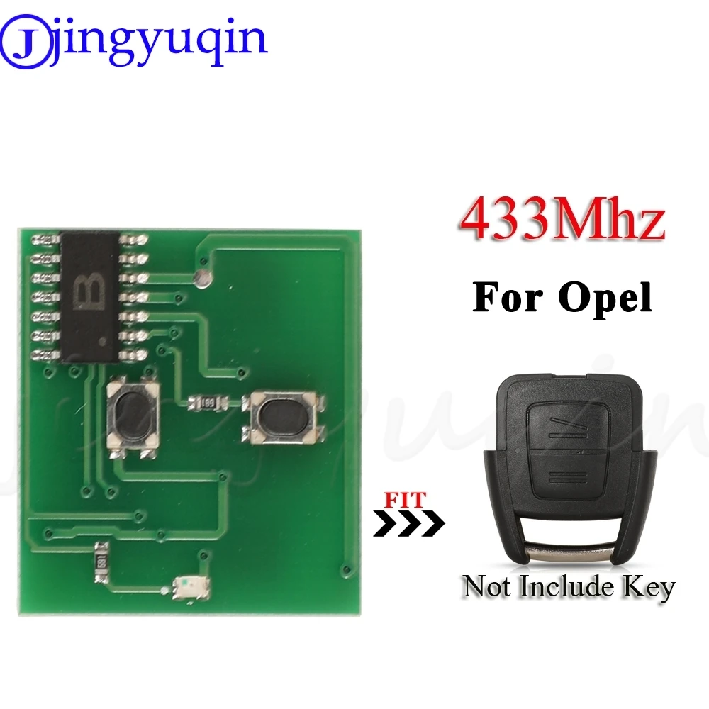 jingyuqin 2Buttons Car Remote Key Circuit Board 434Mhz For Opel Zafira Astra g a Fod 93176615 BOSCH TS ASTRA System Only PCB