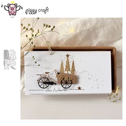 Piggy Craft metal cutting dies cut die mold Cargo bicycle Scrapbook paper craft knife mould blade punch stencils dies