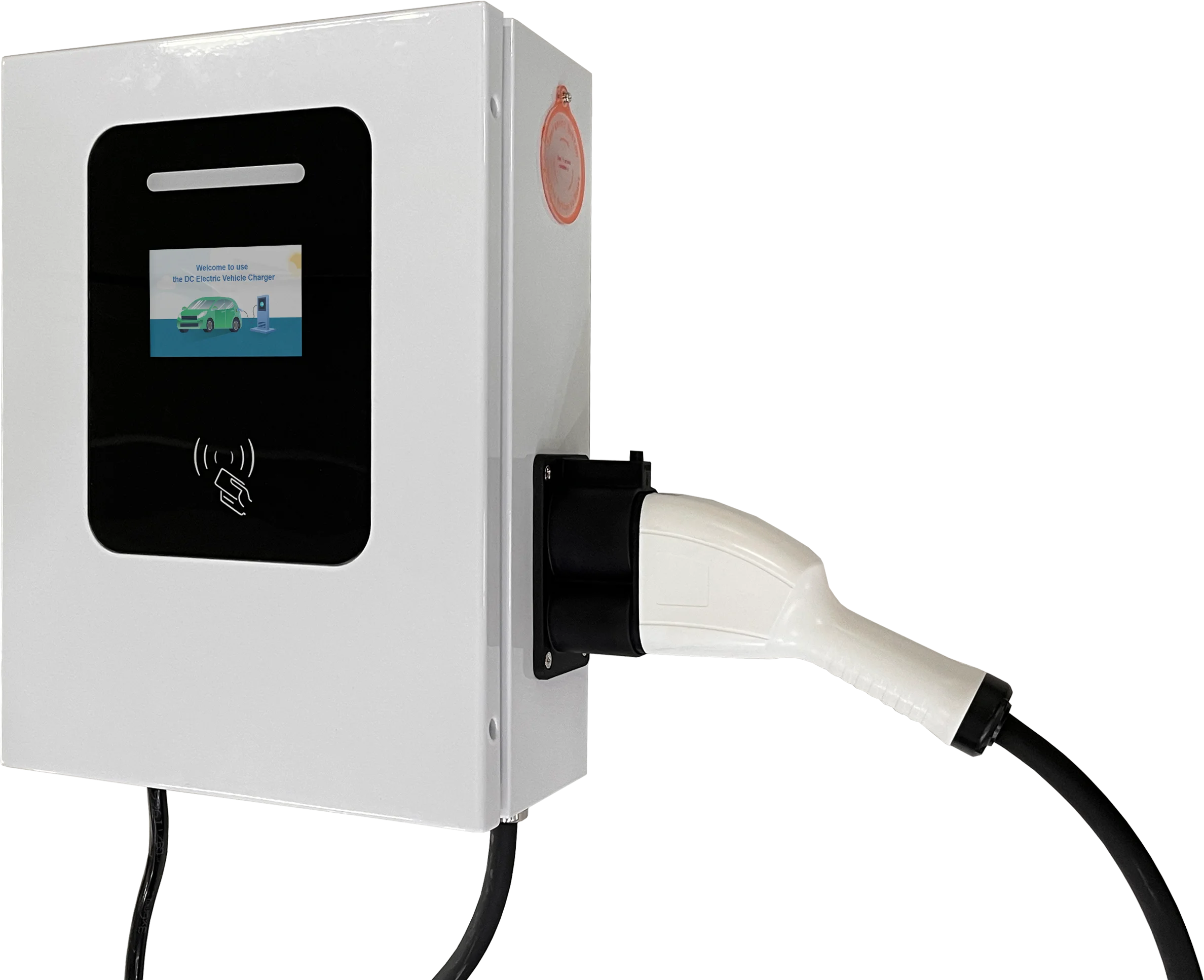 Fast Charge 20kw CCS1 Wallbox DC EV Charger OEM ODM for Touch Screen Tesla Charging Station