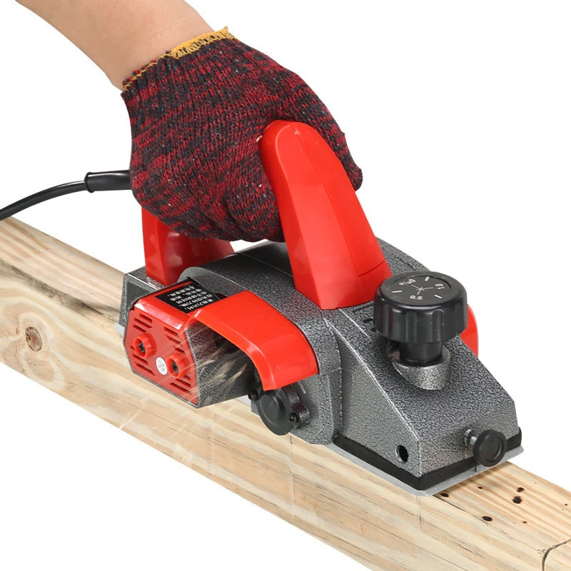 

1100W Hand-held Wood Planer Cutting Machine Multi-function Flip Woodworking Electric Planer Carpentry Tools Universal Adapter