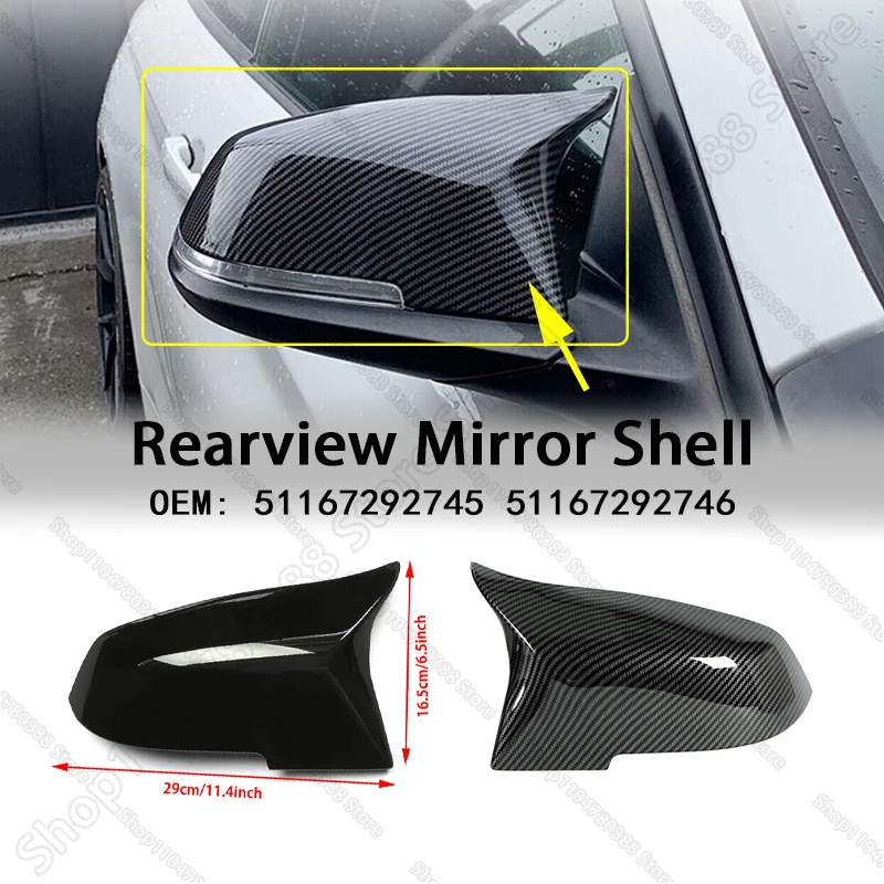 

Крышки заднего зеркала для 2011-2021 F22 F23 F30 F31 F32 F87 E84 I01 BMW 51167292745 51167292746 (51162222543 51162222544)