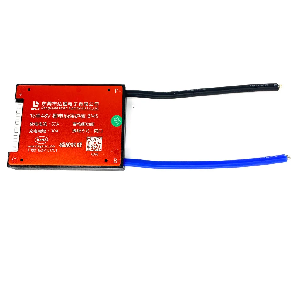 4S 12v 10A 20A 30A 40A 50A 60ADaly bms discharge/ charge current BMS for Lifepo4