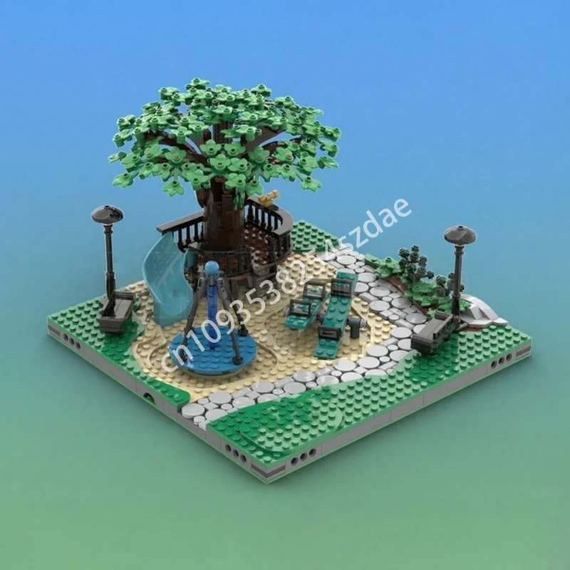 

792pcs MOC The Playground City Building Blocks Assemble Christmas toy Gift Assemble STEM Educational Christmas toy Gift