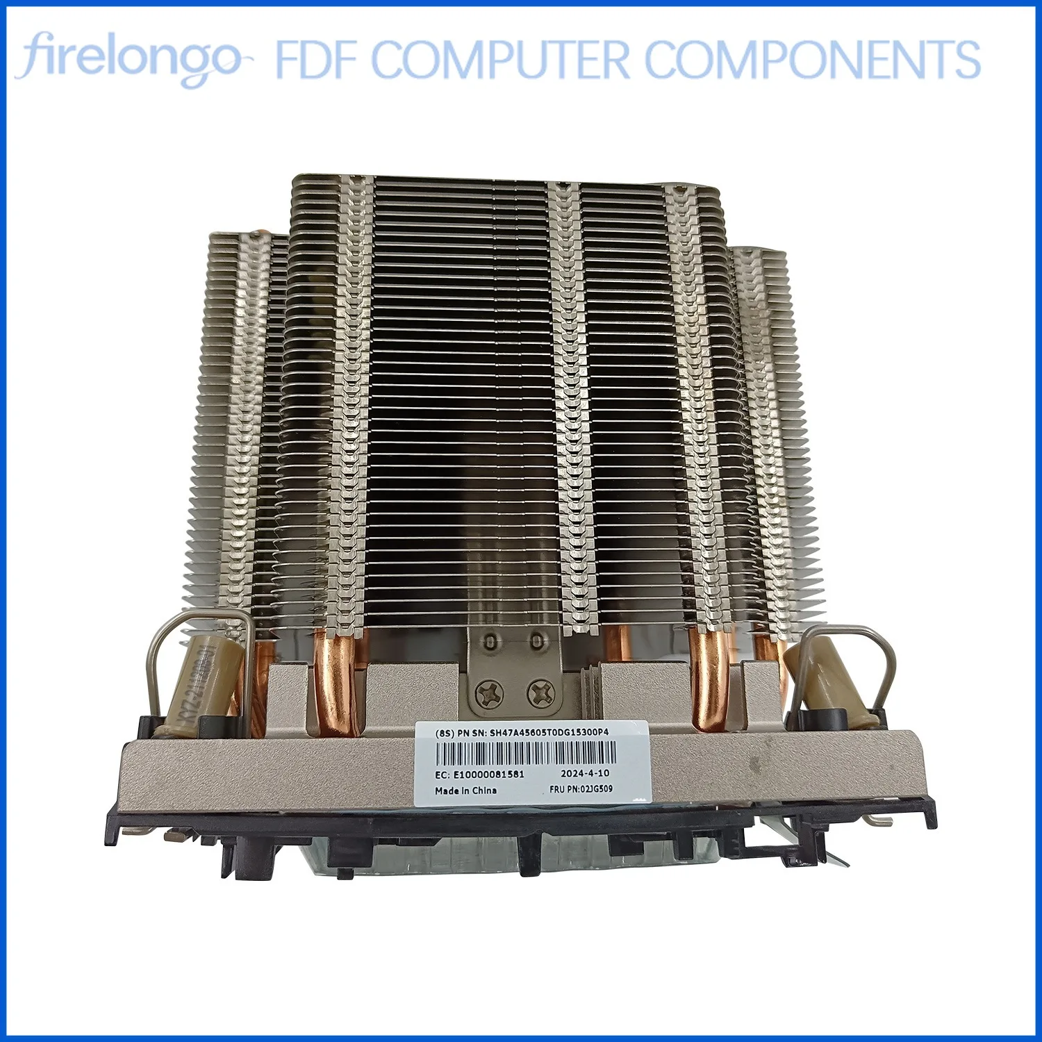 CPU Cooler Heatsink for Lenovo ThinkSystem ST650 V2 Server 02JG509 Upgrade Replacement