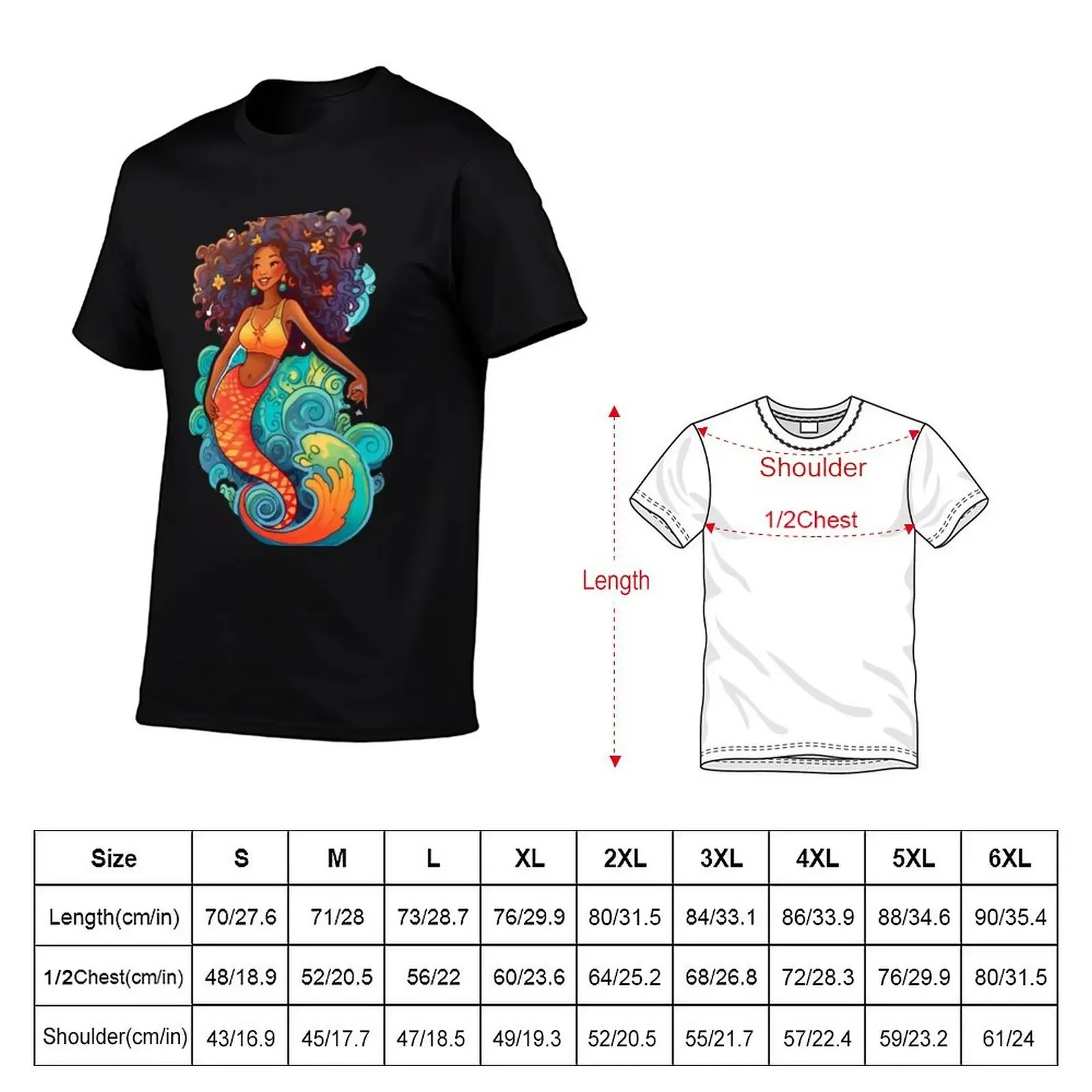 Mystical Mermaid T-Shirt anime figures summer top mens shirts graphic tee