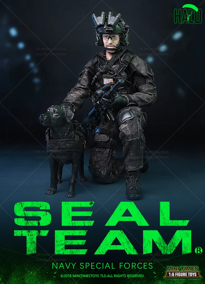 ในสต็อก minitimes ของเล่น M013 1/6 Scale SEAL คอมมานโดทีมทหารสุนัข Operator 12 นิ้วชุด Action Figure ทหารของเล่น