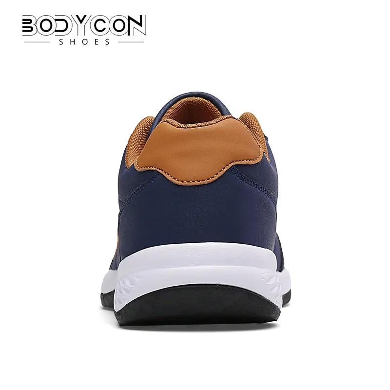 Men Shoes Leather Sneakers Trend Casual Shoe Italian Breathable Leisure Male Sneakers Non-slip Footwear Men Vulcanized Shoes