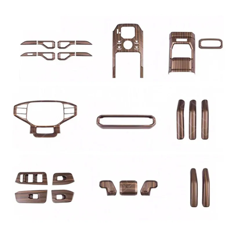 Factory Hot Selling Car Accessories Wooden Style Interior Decoration Cover Trim Kit for Chery Jetour Traveller T2 2023-2025