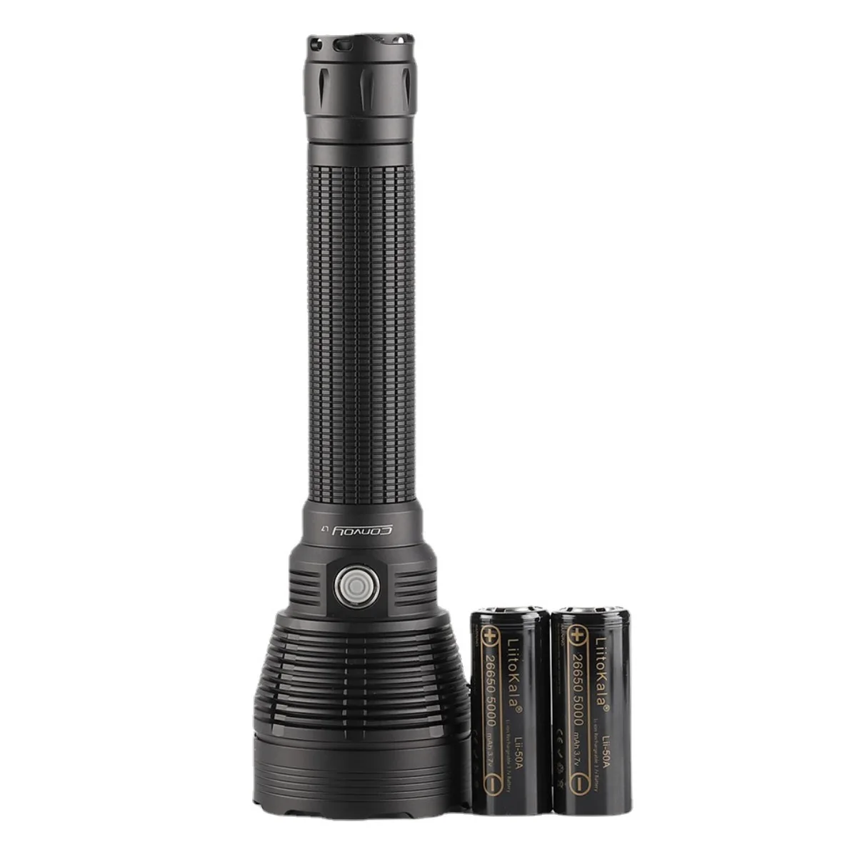 Convoy L7 Torch Light High Power Output Strong Bicycle Tactical Flashlight 1320m by 26650 Battery for for Rescue Search Camping