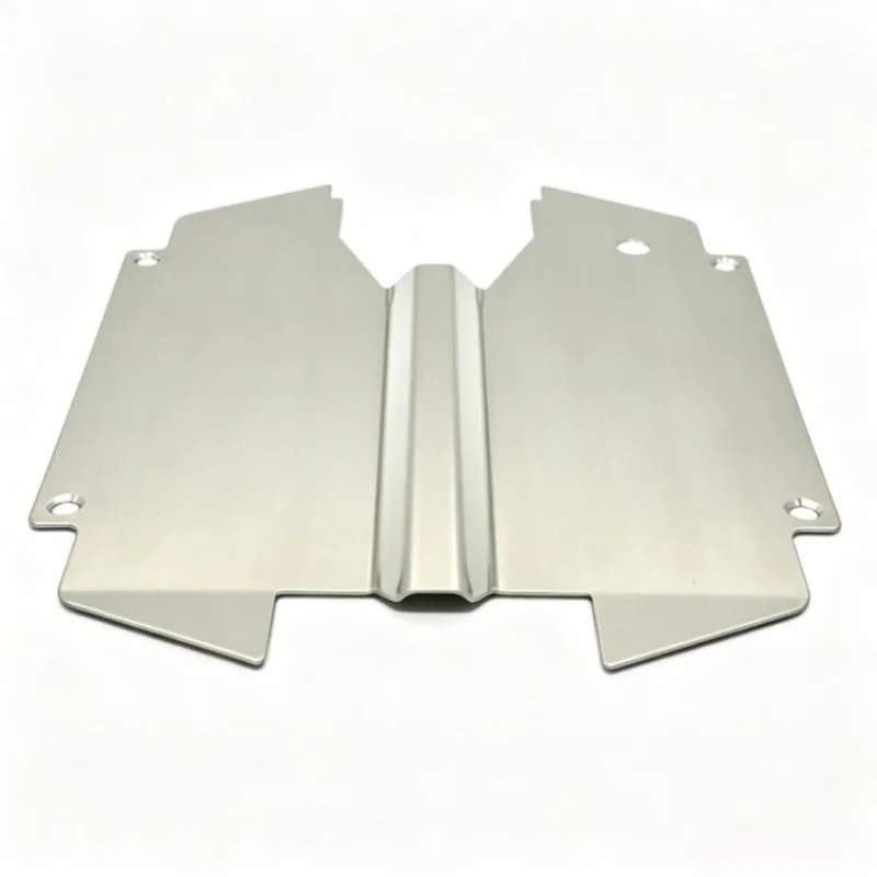 Suitable For MJX 10210 10208 V1 V2 1/10 Stainless Steel Mirror Chassis Guard Metal Upgrade RC Car Parts
