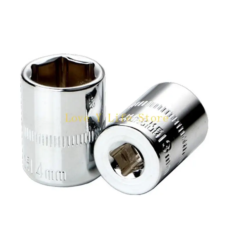 L74C Accessorio per spacciatura corta L74C Accessorio 1/4 pollici Dimensione metrica a 6 punti da 4 mm a 14 mm per casa e