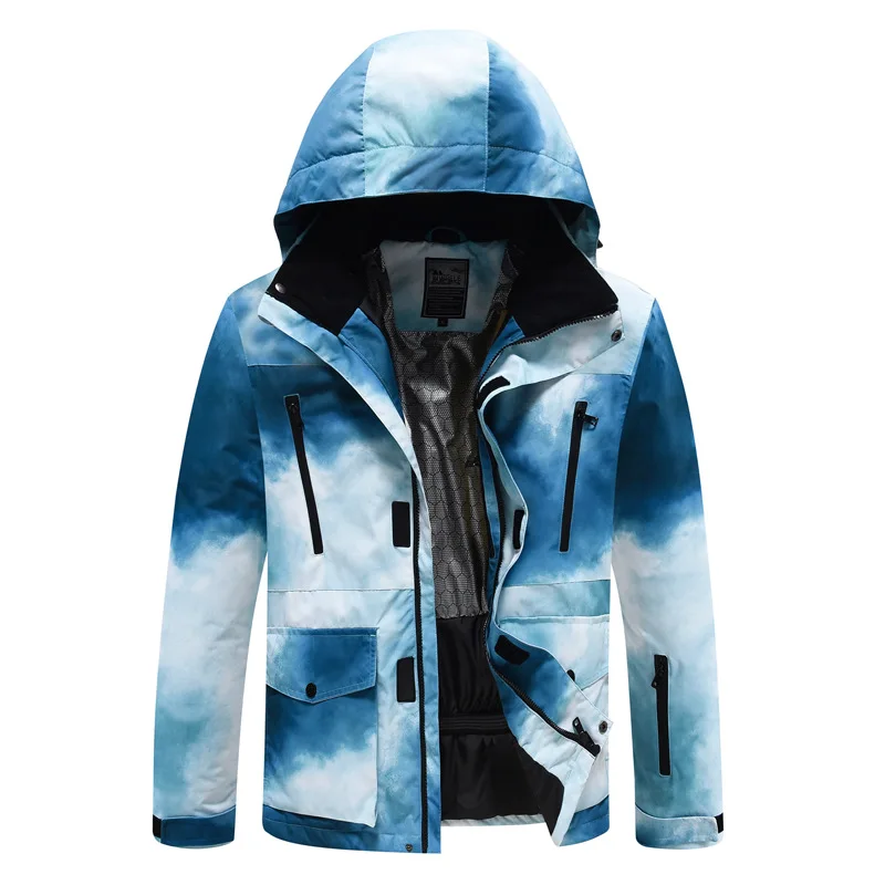 

Mountian Outdoor Windproof Skiiing Wear New 2025 Ski Jacket Hooded Warm Women Snowaboard Tracksuit Clothes Sport Man Snow Coats