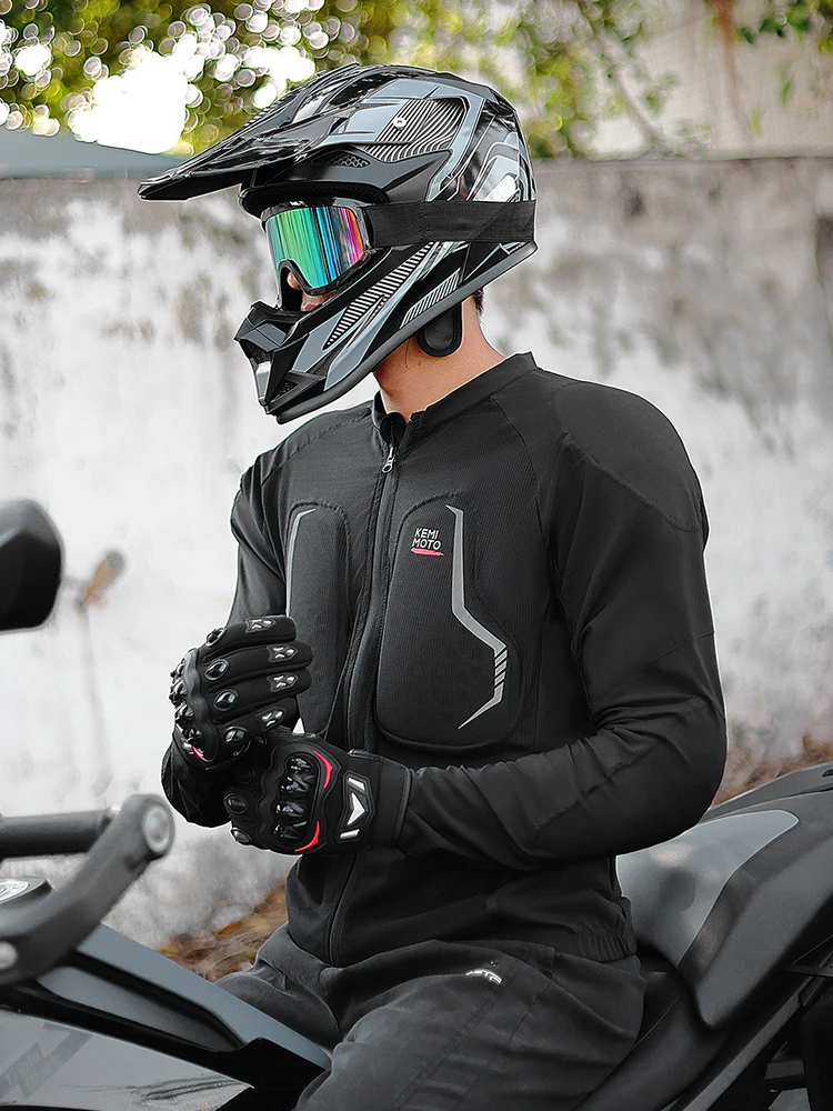 CE-zertifizierte Motorrad-Schutzkleidung, Sommerjacke, atmungsaktives, weiches Mesh-Set für Männer und Frauen, Motorradausrüstung